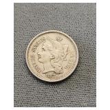 1867 Nickel 3 Cent Piece