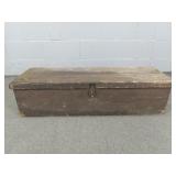 Antique Solid Wood Tool Chest / Trunk