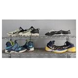 4 Pc Assorted Sneakers, Cleats, Golf Shoes 4 Pc Assorted Sneakers, Cleats, Golf Shoes