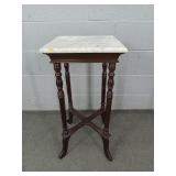 Solid Wood Marble Top Stand