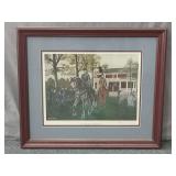 E S Schools Lee's Surrender Art Framed / Matted E S Schools Lee's Surrender Art Framed / Matted