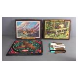 4pc Plastic Beer Sign Covers W/ Condition Issues 4pc Plastic Beer Sign Covers W/ Condition Issues