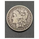 1886 O Morgan Silver Dollar 1886 O Morgan Silver Dollar