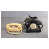 2 Pc Vintage Rotary Phones Rotary Need Tlc