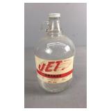 Vintage One Gallon Jet Glass Bottle