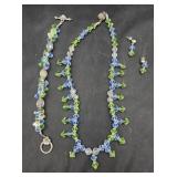 Sterling Clasps Crystal 16in Necklace 8in Sterling Clasps Crystal 16in Necklace 8in