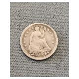 1854 Liberty Seated Half Dime