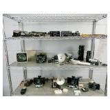 Lot Of Vintage Cameras And Accessories