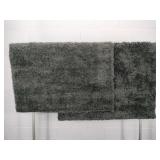 2x The Bid Soft Polyester Thick Pile Rugs