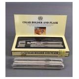 Don Diego Cigar Holder And Flask Don Diego Cigar Holder And Flask