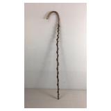 Vintage Curly Wooden Cane