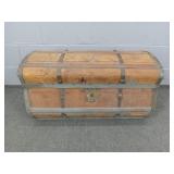 Antique Wood Trunk