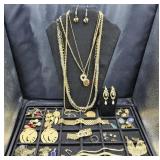 Vintage To Now Gold Tone Jewelry Lot