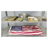 Lot Of Misc Items - Flag And More Lot Of Misc Items - Flag And More