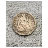 1852 Liberty Seated Half Dime