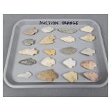 Lot Of 20 Native American Arrowheads Lot Of 20 Native American Arrowheads
