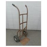 Vintage Heavy Metal Hand Truck Pneumatic Tires