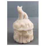 Milk Glass Scotty Dog Dresser Dish Milk Glass Scotty Dog Dresser Dish