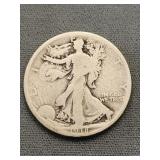 1918 S Walking Liberty Half Dollar