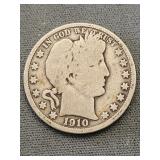 1910 Barber Half Dollar