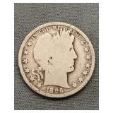 1896 Barber Half Dollar