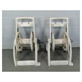 2x The Bid Portable Garden Hose Reels 2x The Bid Portable Garden Hose Reels