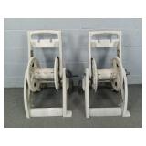 2x The Bid Portable Garden Hose Reels