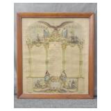 Civil War Soldiers Memorial Print Framed