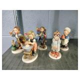 5x The Bid Goebel Hummel Figurines