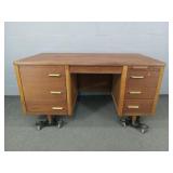 Jasper Mid Century Solid Wood Desk