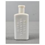 Rare Milk Glass Apothecary Bottle