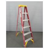 Werner 6 Foot Fiberglass Ladder Werner 6 Foot Fiberglass Ladder