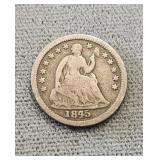 1845 Liberty Seated Half Dime 1845 Liberty Seated Half Dime