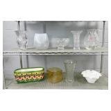 9 Pc Assorted Decorative Glass