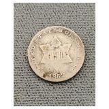 1852 Three Cent Silver 1852 Three Cent Silver