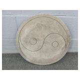 Concrete Yin-yang Garden Stepping Stone