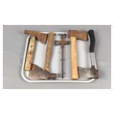 Lot Of Hatchets - Wood Workers Axes