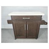 Manufactured Wood Rolling Kitchen Island