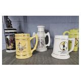 Lot Of Assorted Vintage Steins