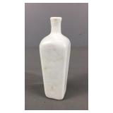 Unusual Milk Glass Case Bottle