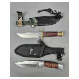 Frost, Mossy Oak Knives W Sheaths