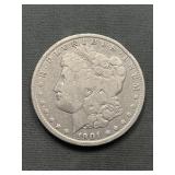 1901 O Morgan Silver Dollar