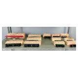 12x The Bid Kleinbahn Ho Train Cars W Boxes & Bldg