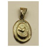 18k Yellow Gold Pendant 1.5g