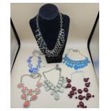 Statement Necklace Lot Including A Signed Jil