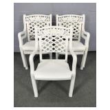 5x The Bid Made In Canada Resin Patio Chairs