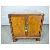 Solid Wood 2 Door Cabinet W Interior Drawer