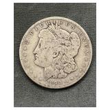 1890 O Morgan Silver Dollar