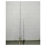 Lot Of 2 Fishing Rods And Reels