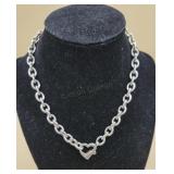 Sterling 16in Choker Necklace 28.0g